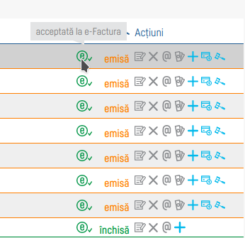 Cum verifici transmiterea la eFactura - pasul 2