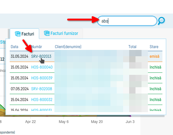 Cum verifici transmiterea la eFactura - pasul 6