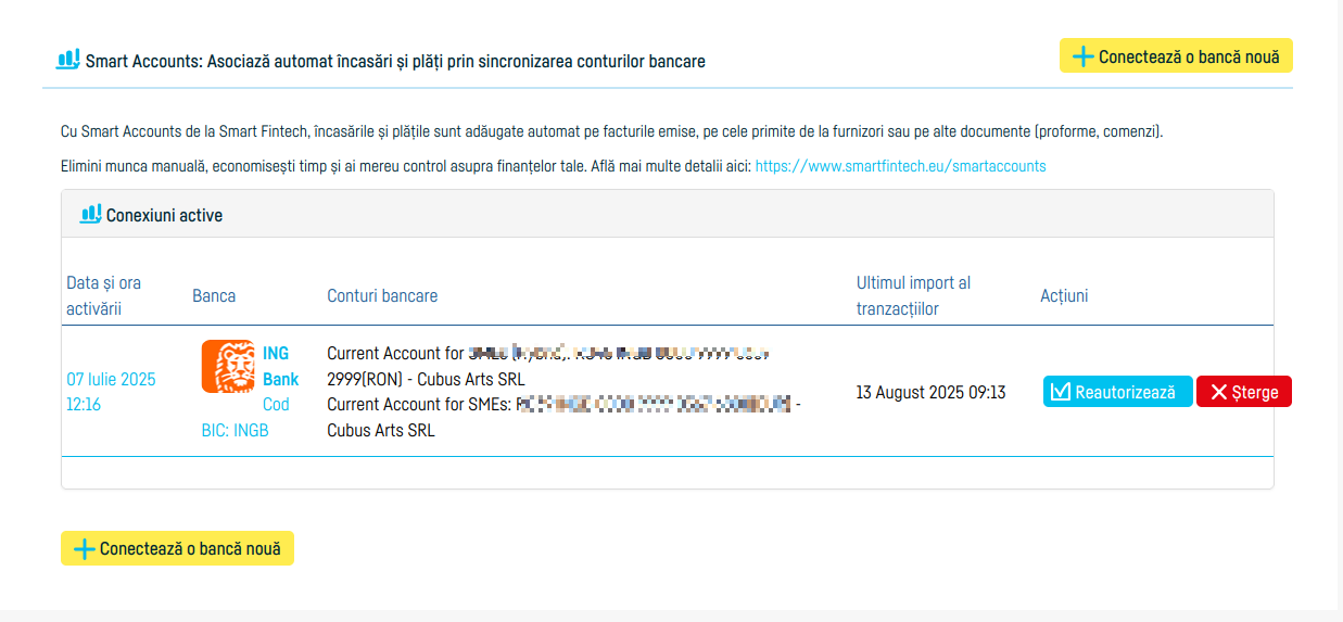 Cum conectezi o bancă pentru asocierea tranzacțiilor - pasul 5