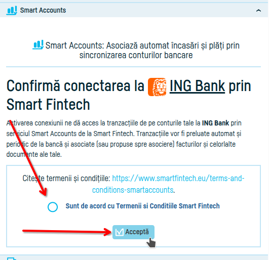 Cum conectezi o bancă pentru asocierea tranzacțiilor - pasul 4