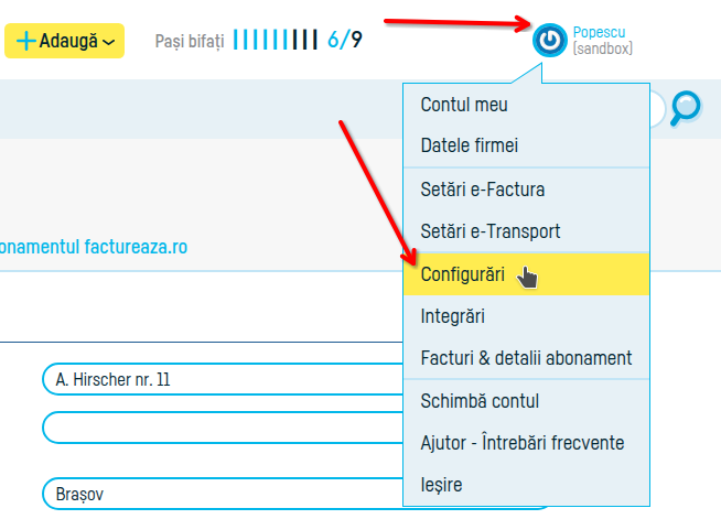 Cum emit facturi cu TVA? - pasul 3