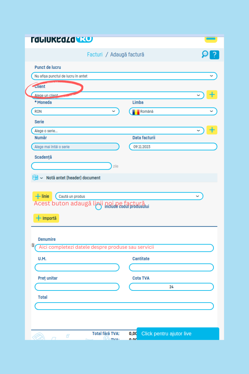 Cum generezi și transmiți e-Factura în SPV ANAF - pasul 12